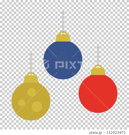 クリスマスオーナメント イラスト クリスマスオーナメント イラスト 132023971