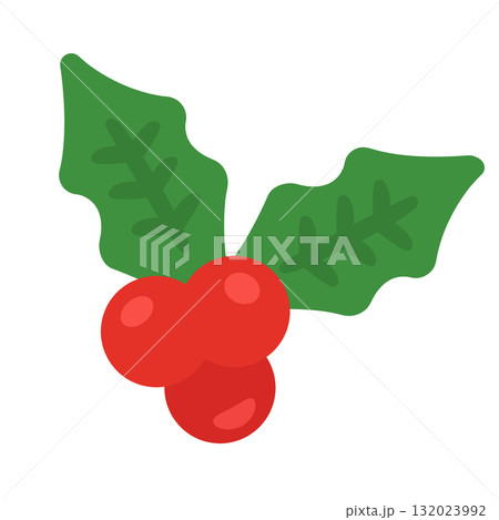 クリスマスホーリー　イラスト 132023992