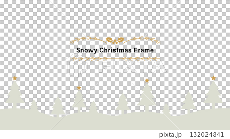 Simple snowy field background. Christmas wallpaper. 132024841