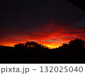 真っ赤な夕焼け 132025040