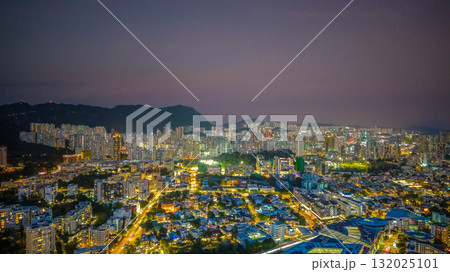Oct 10 2025 Nighttime Cityscape of Kowloon West in Hong Kong Oct 10 2025 Nighttime Cityscape of Kowloon West in Hong Kong 132025101