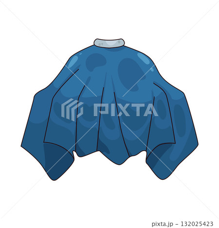 illustration of Haircut Cape illustration of Haircut Cape 132025423