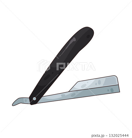 illustration of Straight Razor 132025444