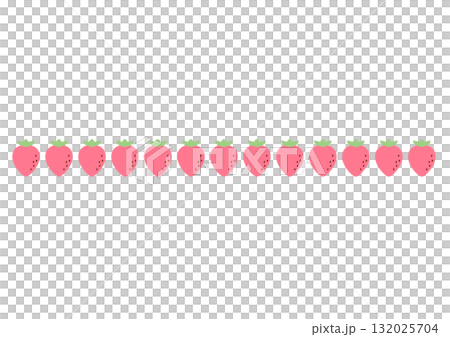 Strawberry line decoration Strawberry line decoration 132025704