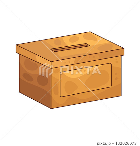 illustration of Donation Box illustration of Donation Box 132026075