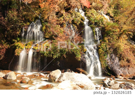 山梨県北杜市の吐竜の滝 132026185