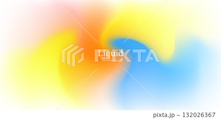 Pastel color liquid wave background, abstract, modern design vector illustration. 132026367