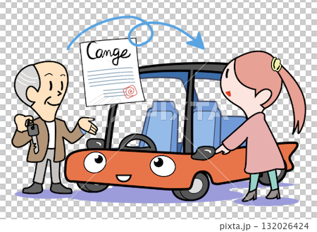 車の所有者変更-生前譲渡 132026424