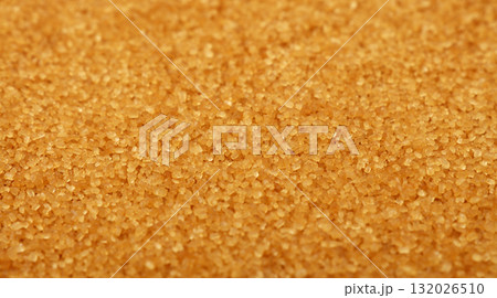 Close up background of brown cane sugar 132026510