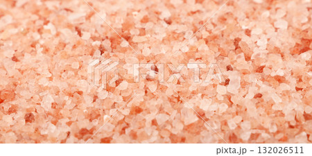 Close up background of pink Himalayan salt 132026511