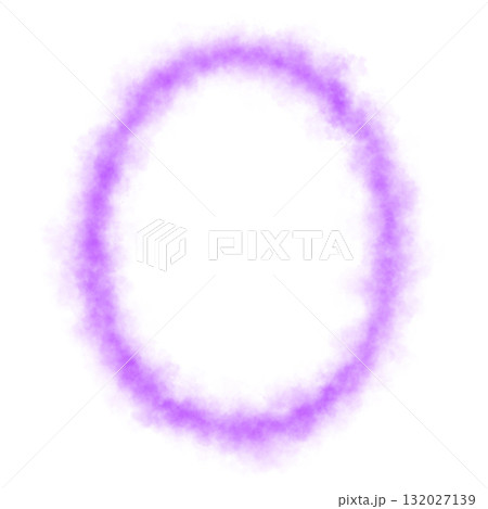 Violet smoky glowing oval shape with misty edges, frame on transparent background for mystical abstract or fantasy visuals Violet smoky glowing oval shape with misty edges, frame on transparent background for mystical abstract or fantasy visuals 132027139