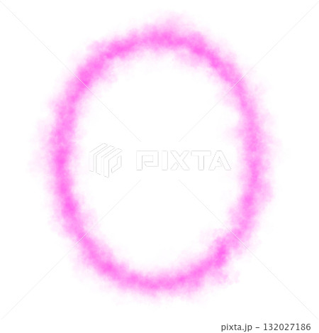 Pink smoky glowing oval shape with misty edges, frame on transparent background for mystical abstract or fantasy visuals Pink smoky glowing oval shape with misty edges, frame on transparent background for mystical abstract or fantasy visuals 132027186