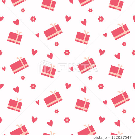 gift boxes and hearts gift boxes and hearts 132027547