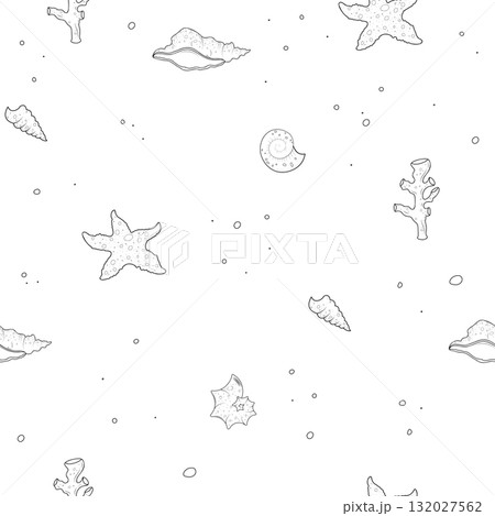 ocean seamless pattern 132027562