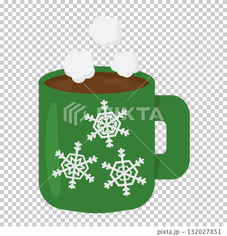 可可雪花熱飲插圖 可可雪花熱飲插圖 132027851