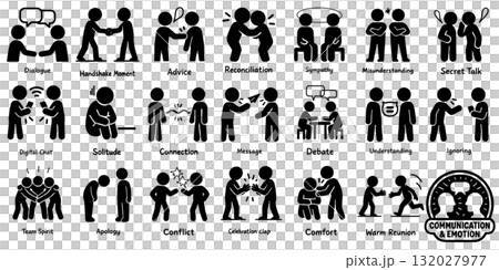 溝通象形圖 溝通象形圖 132027977