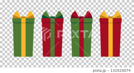 禮品盒插圖集 132028074