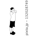 耳を塞ぐ人 132028749