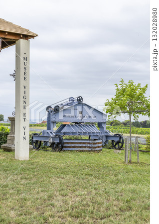 Old Champagne wine press at Musee Vignoble et Vin Old Champagne wine press at Musee Vignoble et Vin 132028980