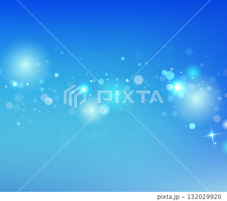 Light Blue Vector Bokeh Background For Winter Wedding Design 132029920