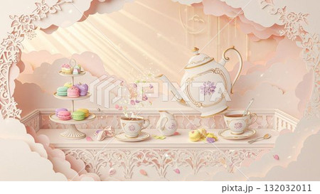 ファンシーなお茶会（16:9） 132032011