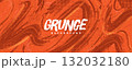 Abstract Grunge Background with Orange Brush Texture. For Sport Banner or Poster Design Elements 132032180