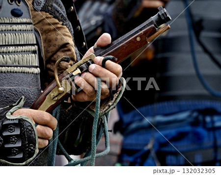 火縄銃と武将 火縄銃と武将 132032305