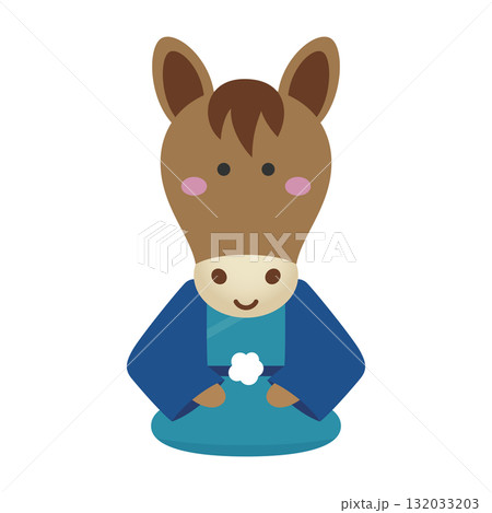 2026年　年賀状イラスト素材 132033203