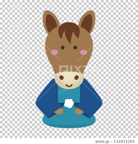 2026年　年賀状イラスト素材 132033203