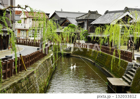 佐原の小野川街並み_15 佐原の小野川街並み_15 132033812