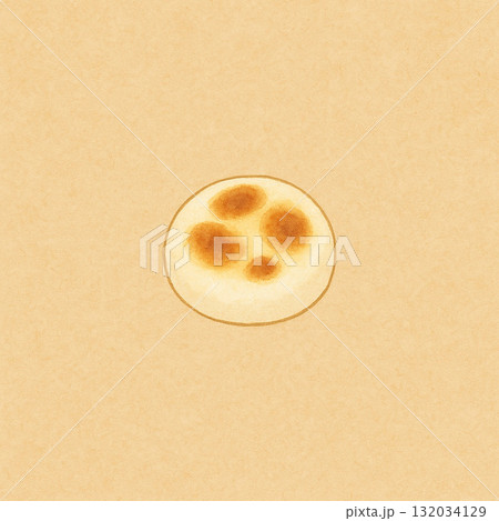 お餅シリーズ:焼き目付き餅のワンポイント背景 お餅シリーズ:焼き目付き餅のワンポイント背景 132034129