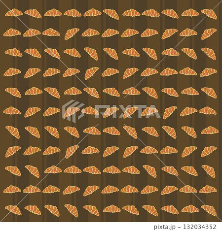 クロワッサンの壁紙イラスト 132034352