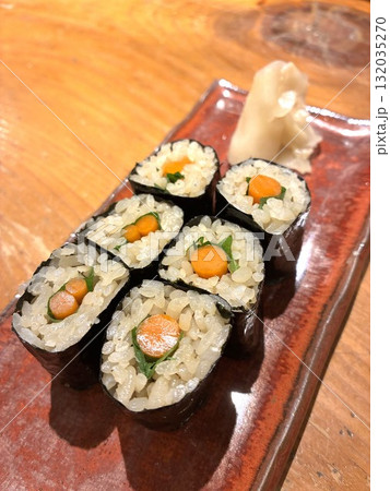 福井市の居酒屋で食べる「山ごぼう巻き」 132035270