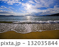 片男波海浜（和歌浦）の波 132035844