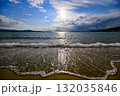 片男波海浜（和歌浦）の波 132035846