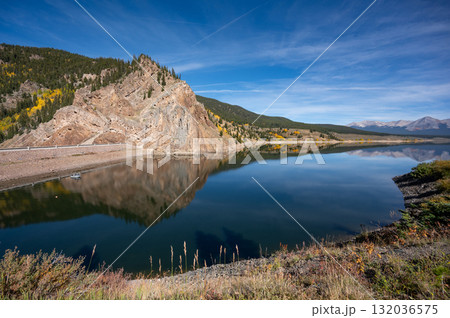Taylor park reservoir, A huge lake near Almont in Colorado, USA Taylor park reservoir, A huge lake near Almont in Colorado, USA 132036575
