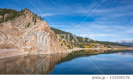Taylor park reservoir, A huge lake near Almont in Colorado, USA Taylor park reservoir, A huge lake near Almont in Colorado, USA 132036576