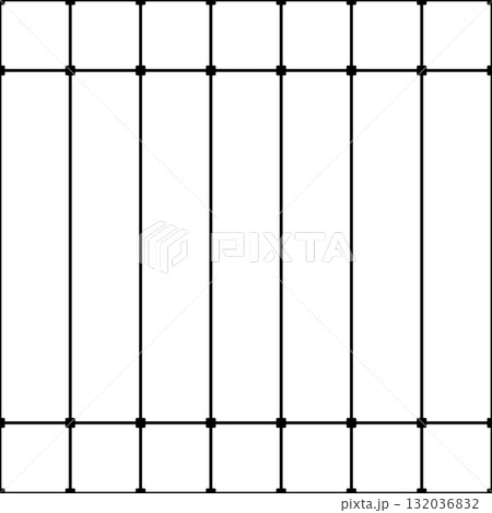 Black and white crossed thin lines. Seamless repeat pattern with squares. Editable vector background. Black and white crossed thin lines. Seamless repeat pattern with squares. Editable vector background. 132036832
