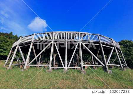 日本一の枕木階段　展望台 132037288