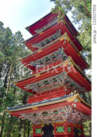 【栃木】日光東照宮　五重塔 132037959