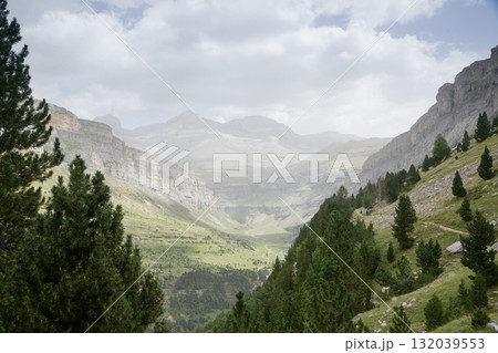 Ordesa Monte Perdido National Park, view. Pyrenees, Spain Ordesa Monte Perdido National Park, view. Pyrenees, Spain 132039553