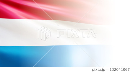 Luxembourgish flag. National flag of the Grand Duchy of Luxembourg 132041067