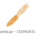 観賞用とうもろこしのイラスト　水彩風 132042631