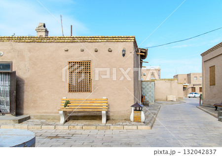 ウズベキスタンにあるヒヴァのとても美しい風景 ウズベキスタンにあるヒヴァのとても美しい風景 132042837