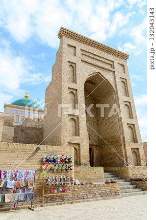 ウズベキスタンにある世界遺産ヒヴァ・イチャンカラ美しい風景 132043143