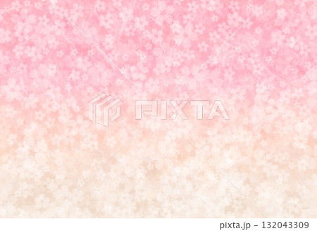 ピンク色和紙の花柄背景 ピンク色和紙の花柄背景 132043309