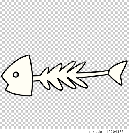 Fish bone simple 132043724
