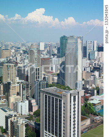 麻布台ヒルズより望む愛宕・新橋・汐留方面の眺望　 都市景観（2025年9月） 132043845