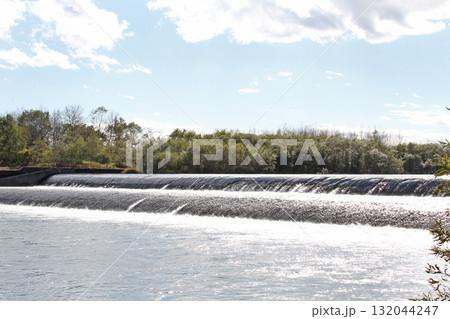 十勝川千代田堰堤　千代田堰堤　千代田えん堤 132044247