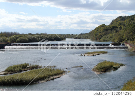 十勝川千代田堰堤　千代田堰堤　千代田えん堤 132044256